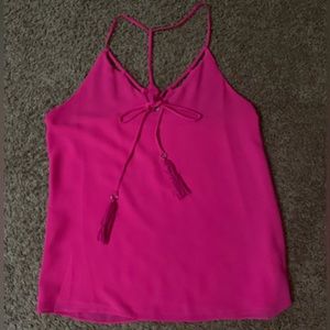 Naked Zebra hot pink top